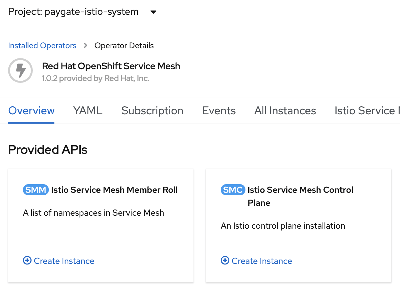 Red Hat OpenShift Service Mesh