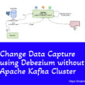 Debezium Change Data Capture without Apache Kafka Cluster